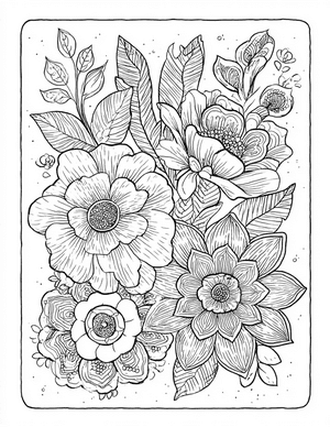 Free Henna Coloring Pages - 7