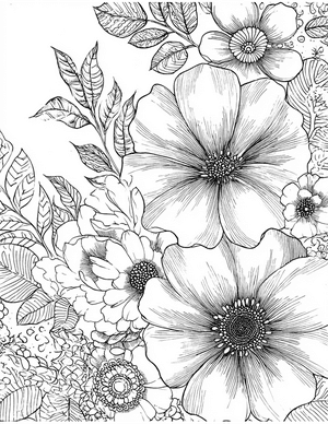 Free Henna Coloring Pages - 8