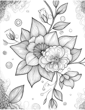 Free Henna Coloring Pages - 11