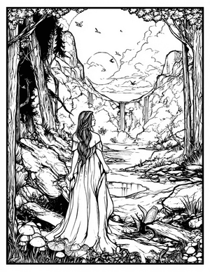 Free La Llorona Coloring Pages - 7