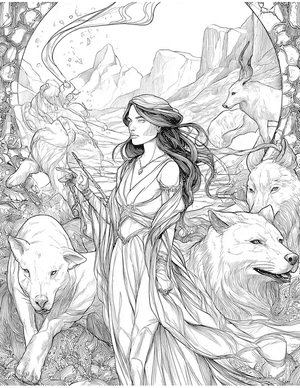 Free La Llorona Coloring Pages - 10