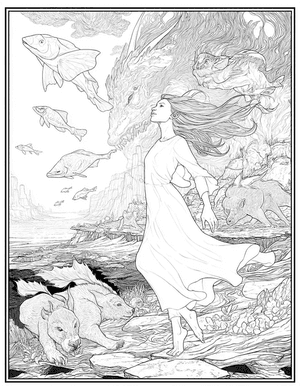 Free La Llorona Coloring Pages - 11