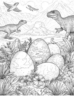 Free Egg Coloring Pages - 0