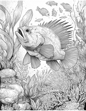 Free Anglerfish Coloring Pages - 0