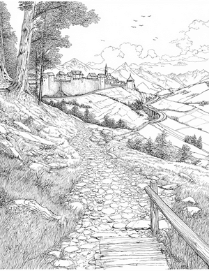 Free Trail Coloring Pages - 0