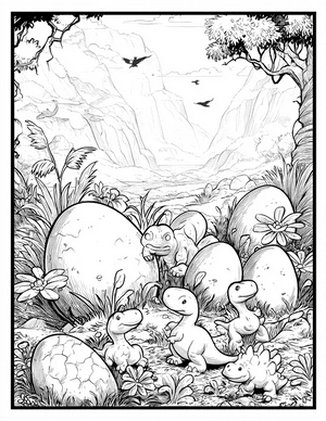 Free Egg Coloring Pages - 2
