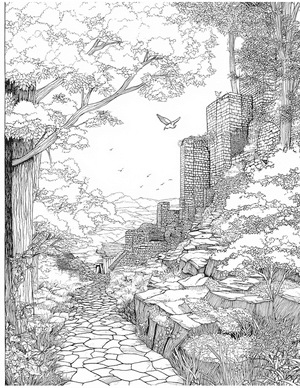 Free Trail Coloring Pages - 3