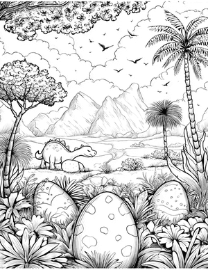 Free Egg Coloring Pages - 6