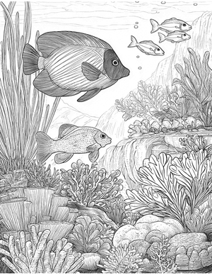 Free Blue Tang Coloring Pages - 6