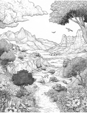 Free Trail Coloring Pages - 6