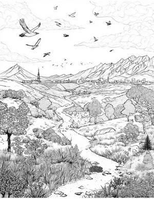 Free Trail Coloring Pages - 7