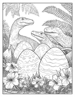 Free Egg Coloring Pages - 8