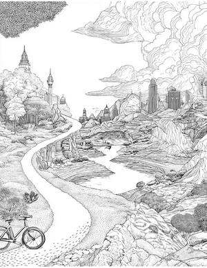 Free Trail Coloring Pages - 8