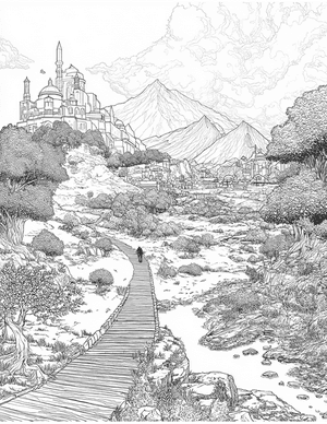 Free Trail Coloring Pages - 10