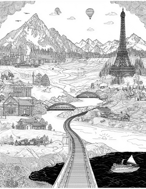 Free Trail Coloring Pages - 11
