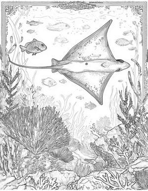 Free Electric Ray Coloring Pages - 11