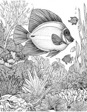 Free Blue Tang Coloring Pages - 11