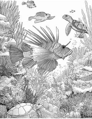 Free Anglerfish Coloring Pages - 11