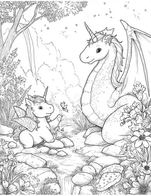 Free Fairy Tale Coloring Pages - 0