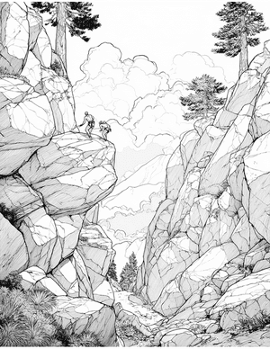 Free Bouldering Coloring Pages - 0