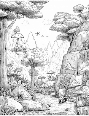 Free Geocache Coloring Pages - 0