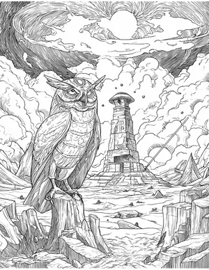 Free Totem Coloring Pages - 0