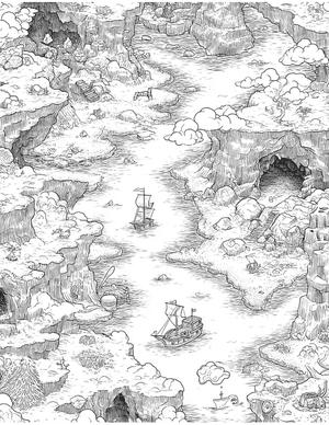 Free Treasure Coloring Pages - 1