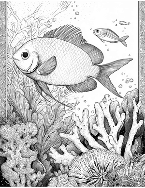 Free Parrotfish Coloring Pages - 1