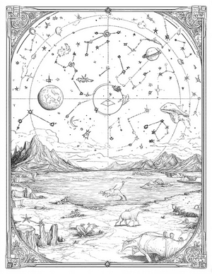 Free Star Coloring Pages - 1