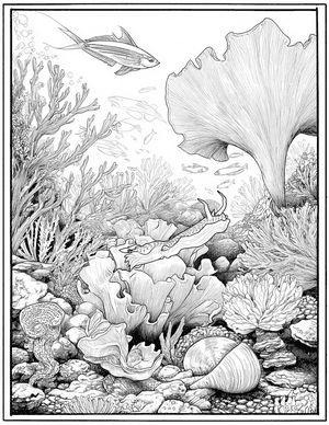 Free Nudibranch Coloring Pages - 1