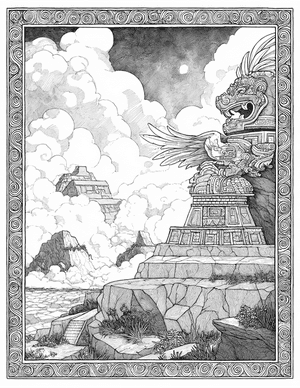 Free Totem Coloring Pages - 1