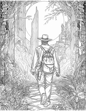 Free Explorer Coloring Pages - 2