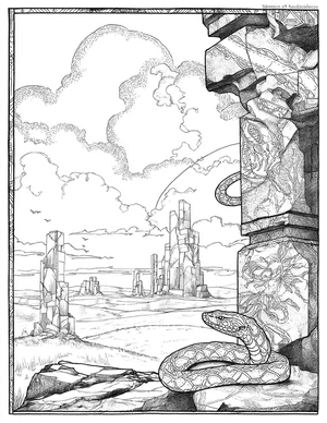 Free Totem Coloring Pages - 2