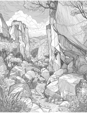 Free Bouldering Coloring Pages - 3