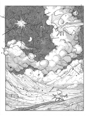 Free Star Coloring Pages - 3