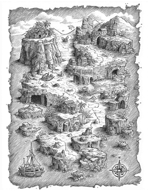 Free Treasure Coloring Pages - 4