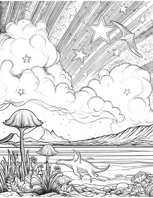 Free Star Coloring Pages - 4