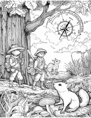 Free Geocache Coloring Pages - 4