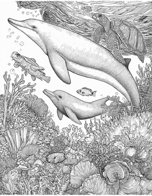 Free Remora Coloring Pages - 4