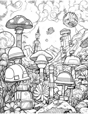 Free Helmet Coloring Pages - 4