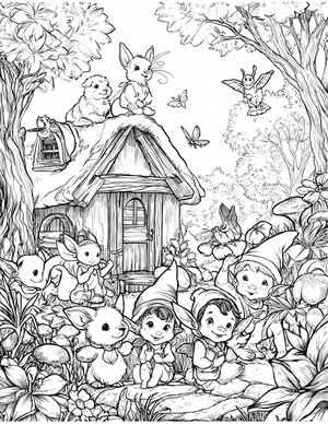 Free Fairy Tale Coloring Pages - 5