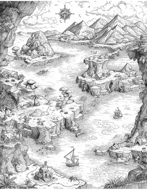 Free Treasure Coloring Pages - 5