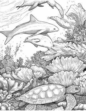 Free Remora Coloring Pages - 5