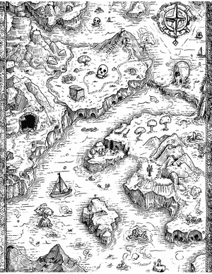 Free Treasure Coloring Pages - 6