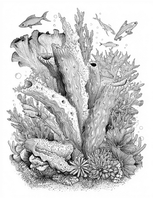 Free Sea Cucumber Coloring Pages - 6