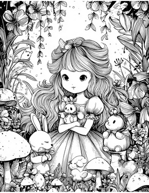Free Princess Doll Coloring Pages - 9
