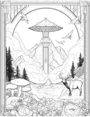 Free Totem Coloring Pages - 7