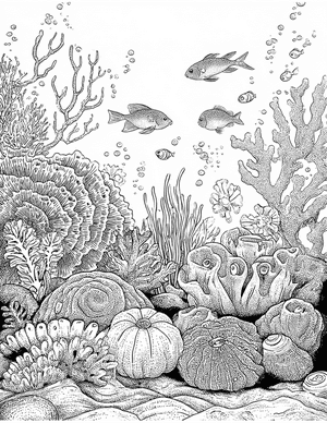 Free Sea Cucumber Coloring Pages - 8