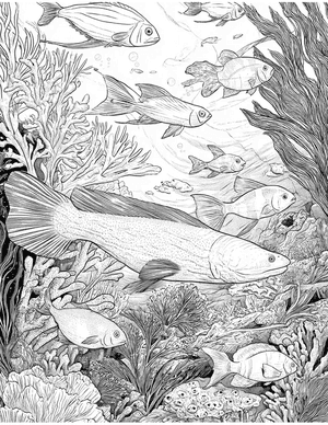 Free Moray Eel Coloring Pages - 8