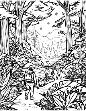 Free Geocache Coloring Pages - 8